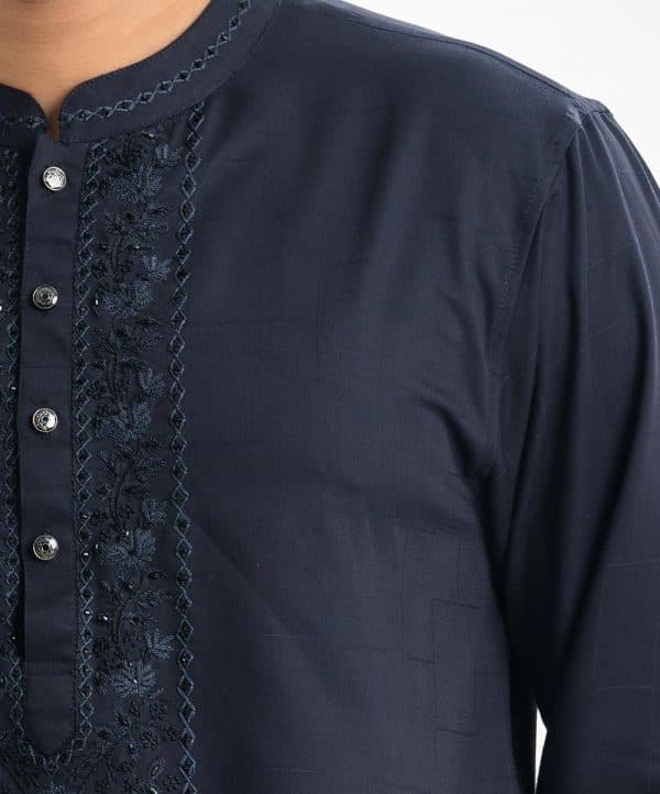Black Jacquard Premium Panjabi