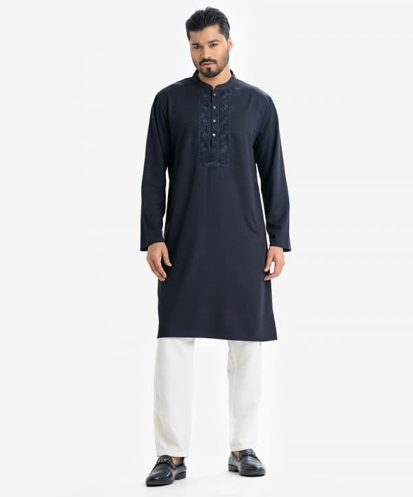 Black Jacquard Premium Panjabi