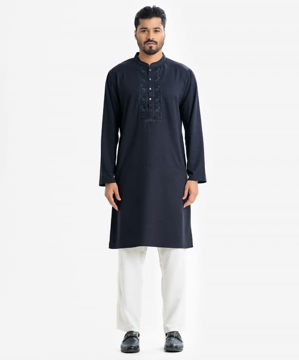 Black Jacquard Premium Panjabi